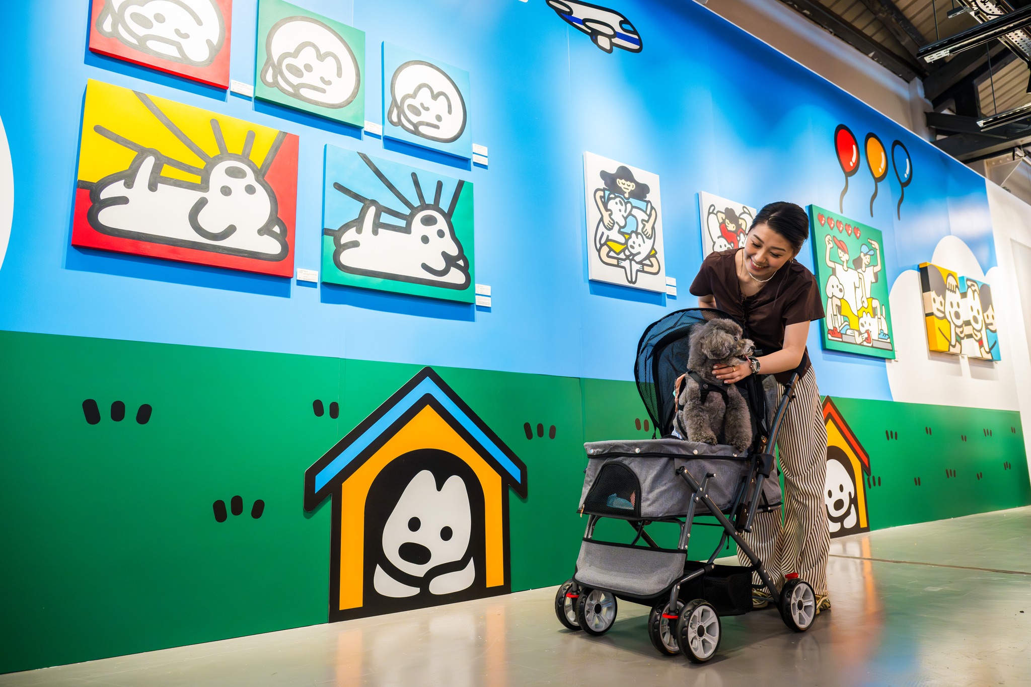 ✩再販✩J92＃从前有座森林(PET)Fabifoo切り売り海外人物マステ Matsui “The Dog” 1st Overseas Solo Exhibition in Macau - マカオ